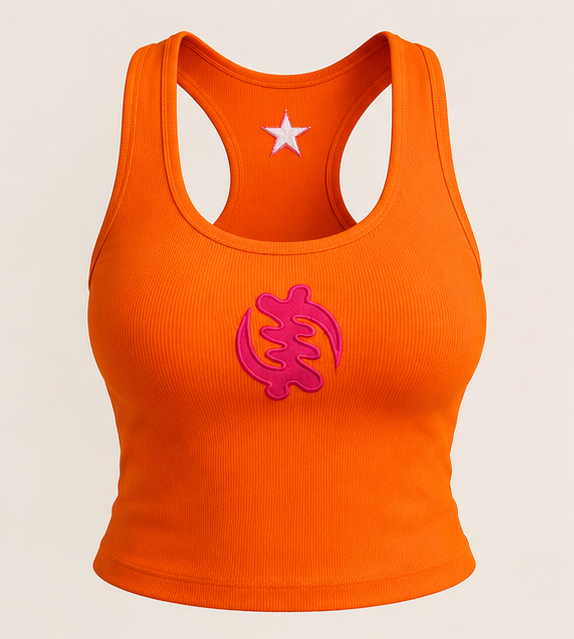 The Sunburst Tank- Orange